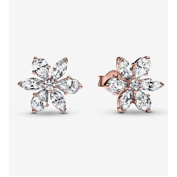 Pandora Sparkling Herbarium Cluster Stud Earrings - Picture 6 of 7